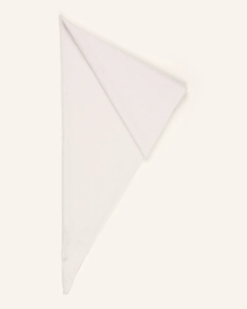 S. Marlon Dreieckstuch Aus Cashmere weiss Creme