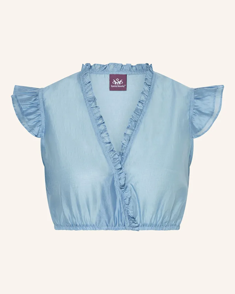 Spieth & Wensky Dirndlbluse FRAN Hellblau