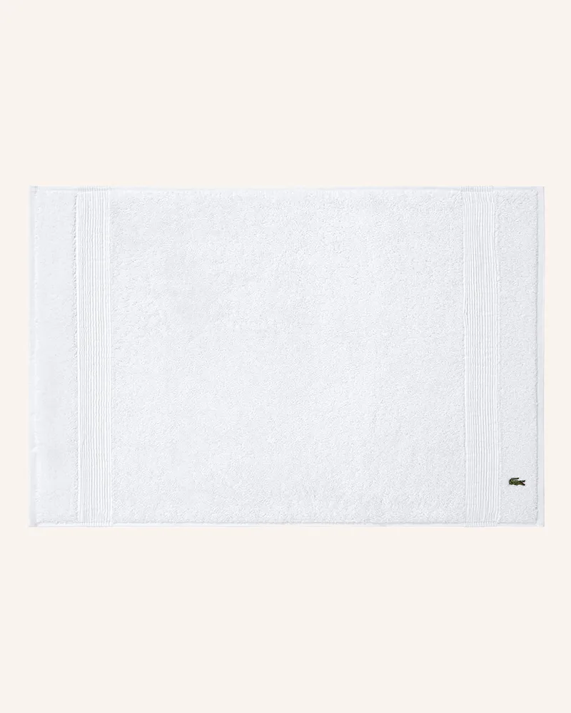 Lacoste Badematte Llecroco weiss Weiss