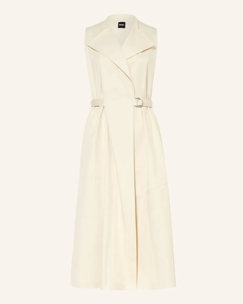 HUGO BOSS Wickelkleid DIMOSA Ecru