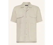 Kurzarm-Hemd Regular Fit aus Leinen