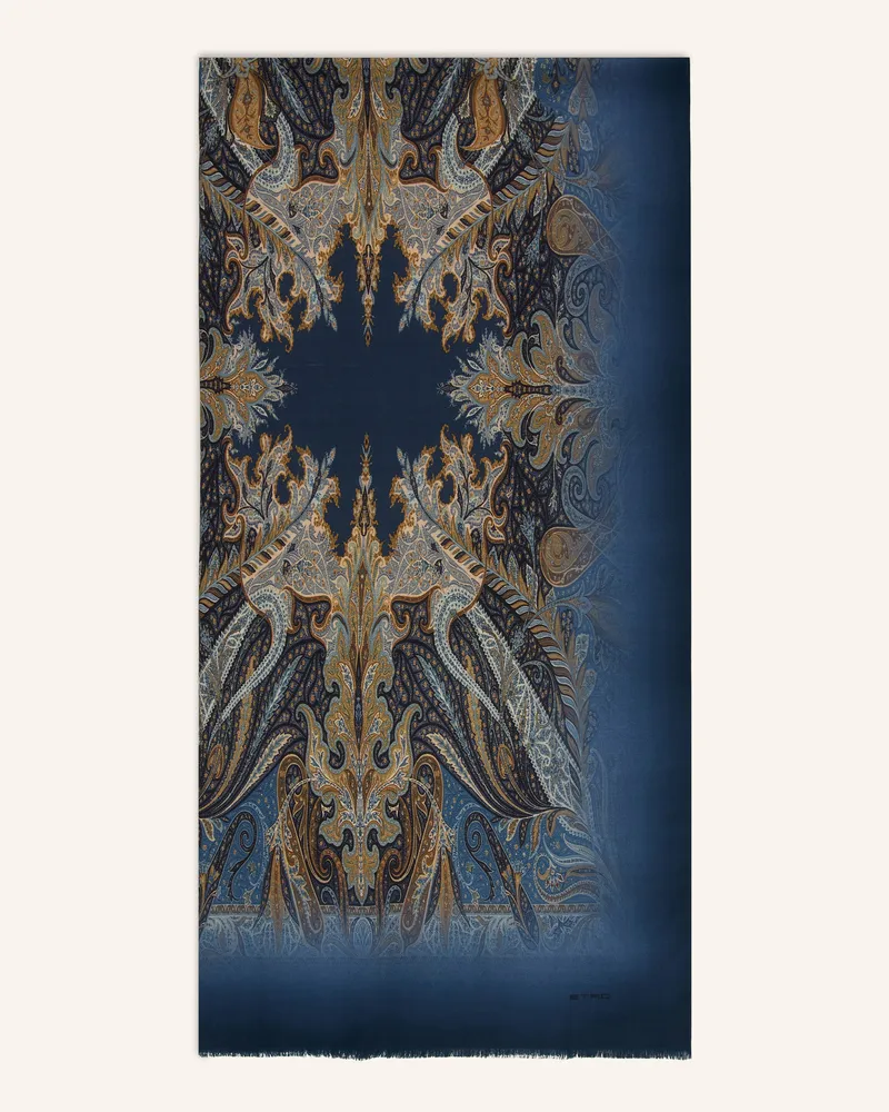 Etro Schal blau Blau