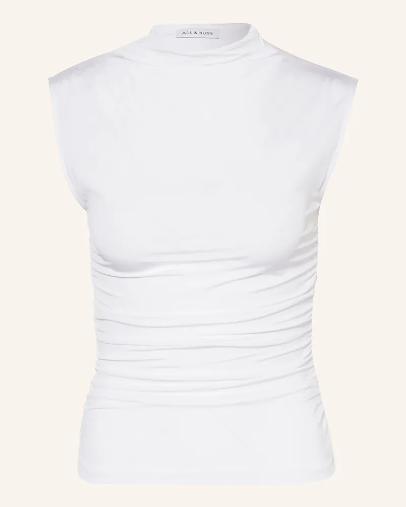 Mrs & HUGS Top Weiss