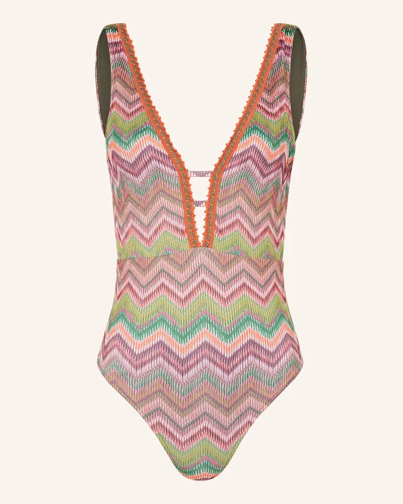 Banana Moon Badeanzug NASSIBA INAYA mit Glitzergarn Fuchsia