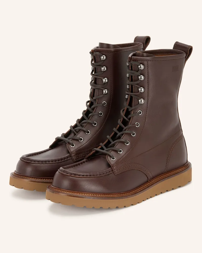 HUGO BOSS Schnürboots Keaton braun Dunkelbraun