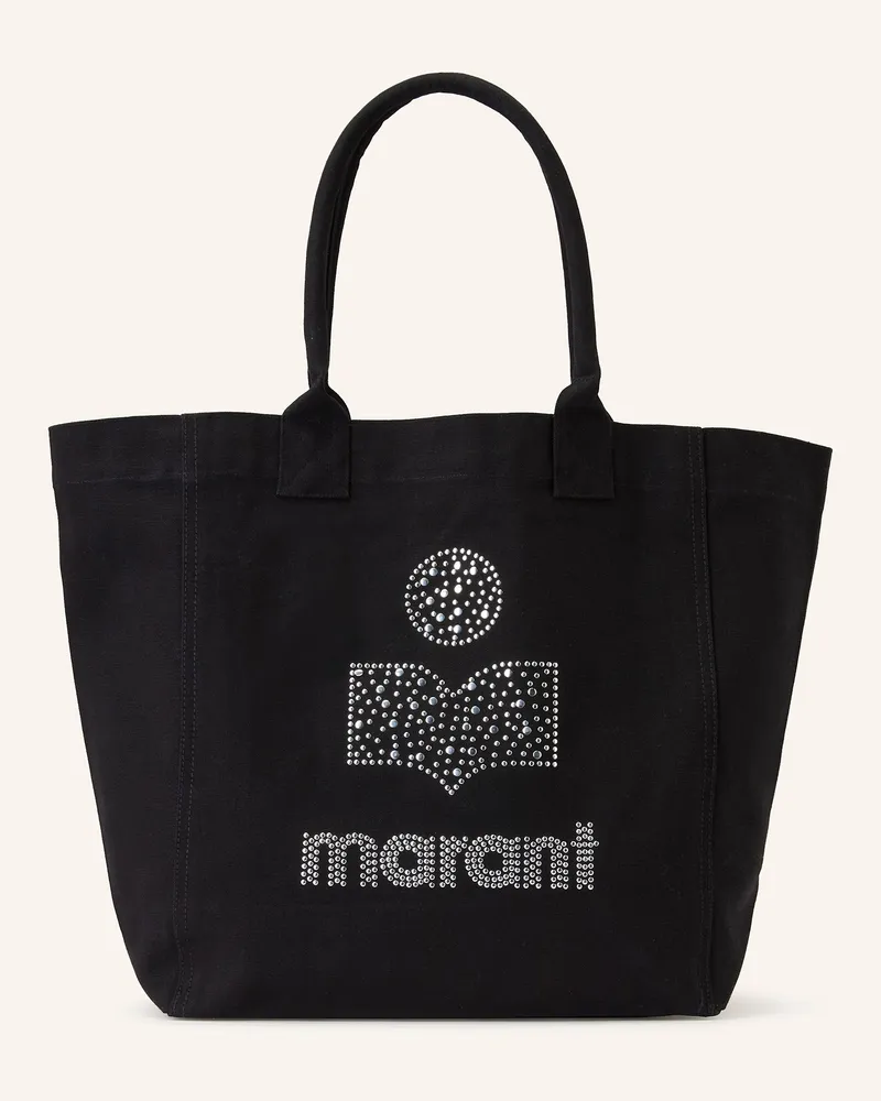 Isabel Marant Shopper YENKY mit Nieten Schwarz