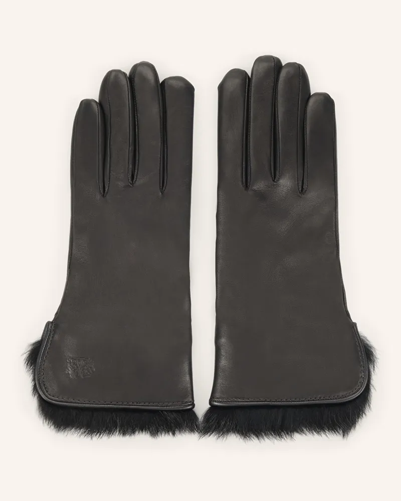 Lottusse Handschuhe Viena schwarz Schwarz
