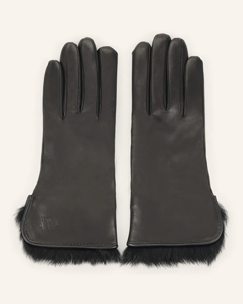 Lottusse Handschuhe Viena schwarz Schwarz