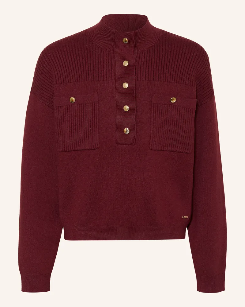 Chloé Pullover rot Dunkelrot