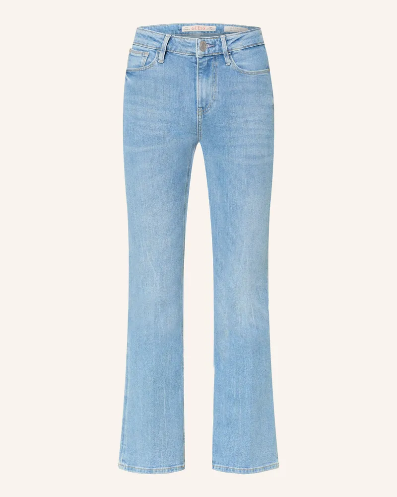 Guess Bootcut Jeans blau Sfwh