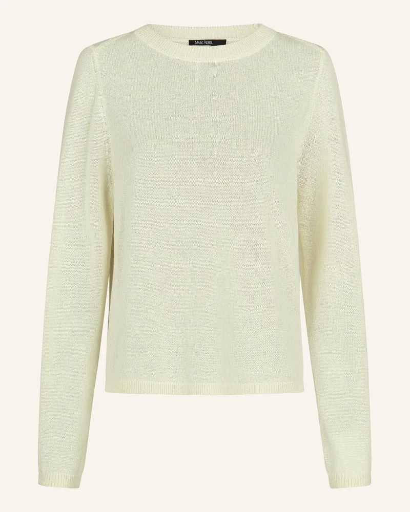 MARC AUREL Pullover weiss Weiss