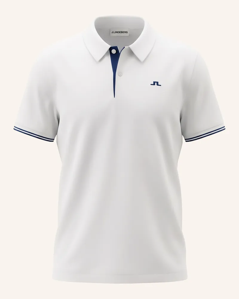 J.Lindeberg Strick‑Polo weiss Weiss