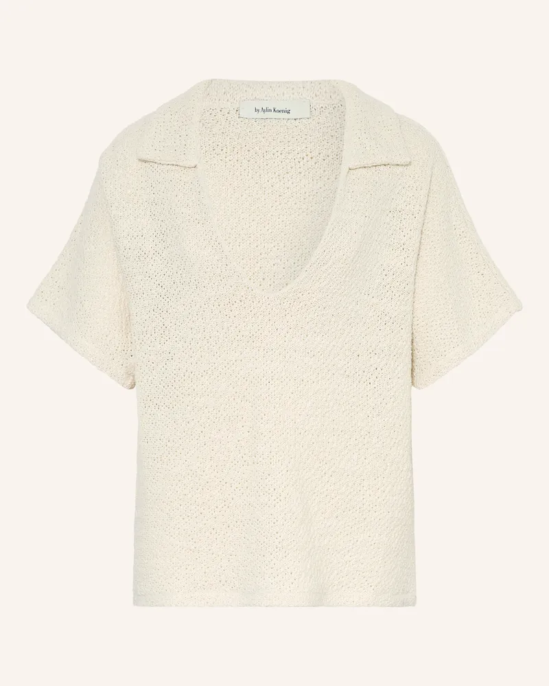 by Aylin Koenig Strick-Poloshirt MELISSA Ecru