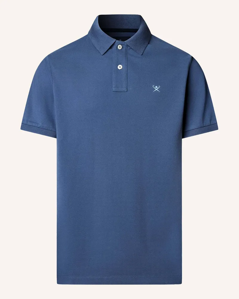 Hackett Poloshirt Slim Fit Logo blau Blau