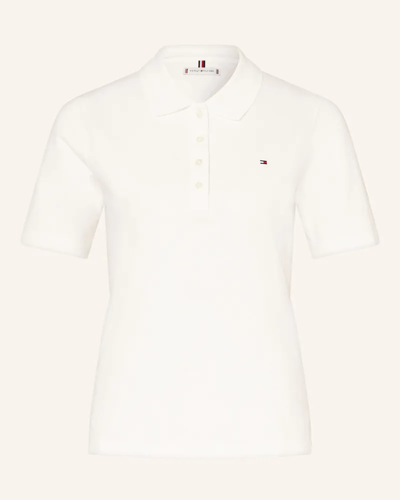 Tommy Hilfiger Piqué-Poloshirt weiss Ecru