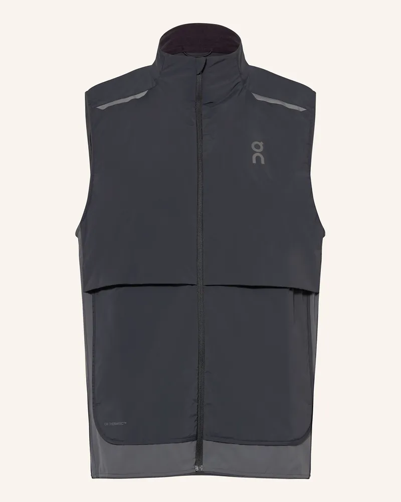 ON Laufweste WEATHER Schwarz