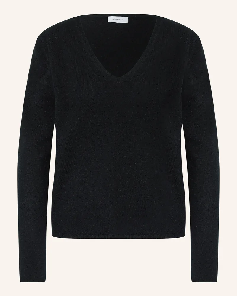Darling Harbour Cashmere-Pullover Schwarz