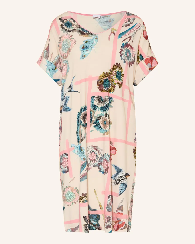 Mey Nachthemd weiss Hellrot