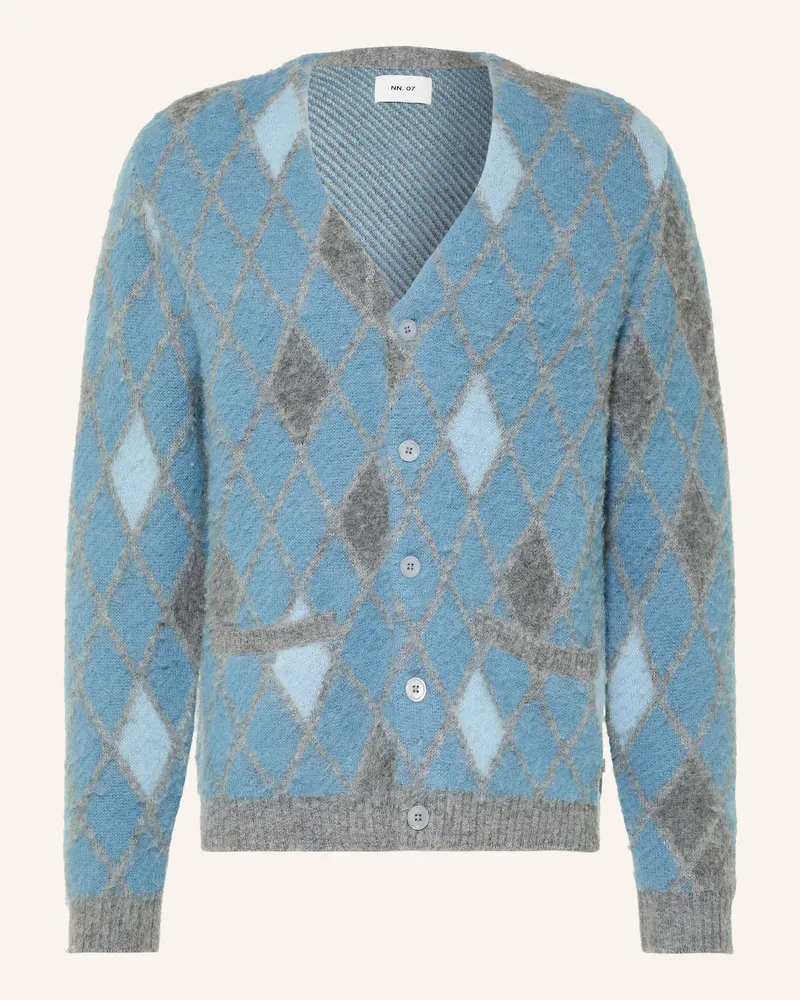 NN 07 Strickjacke Chris blau Hellblau