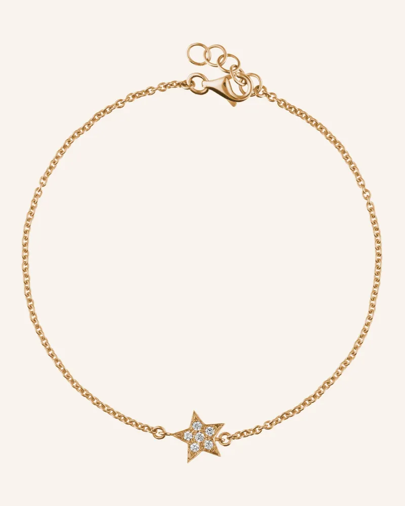 CADA Armband Tiny Star rosegold Roségold