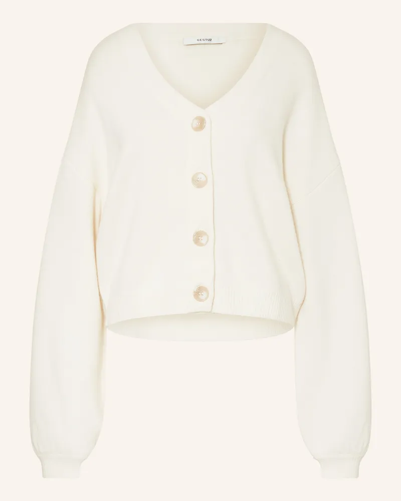 Gestuz Strickjacke Manigz weiss Weiss