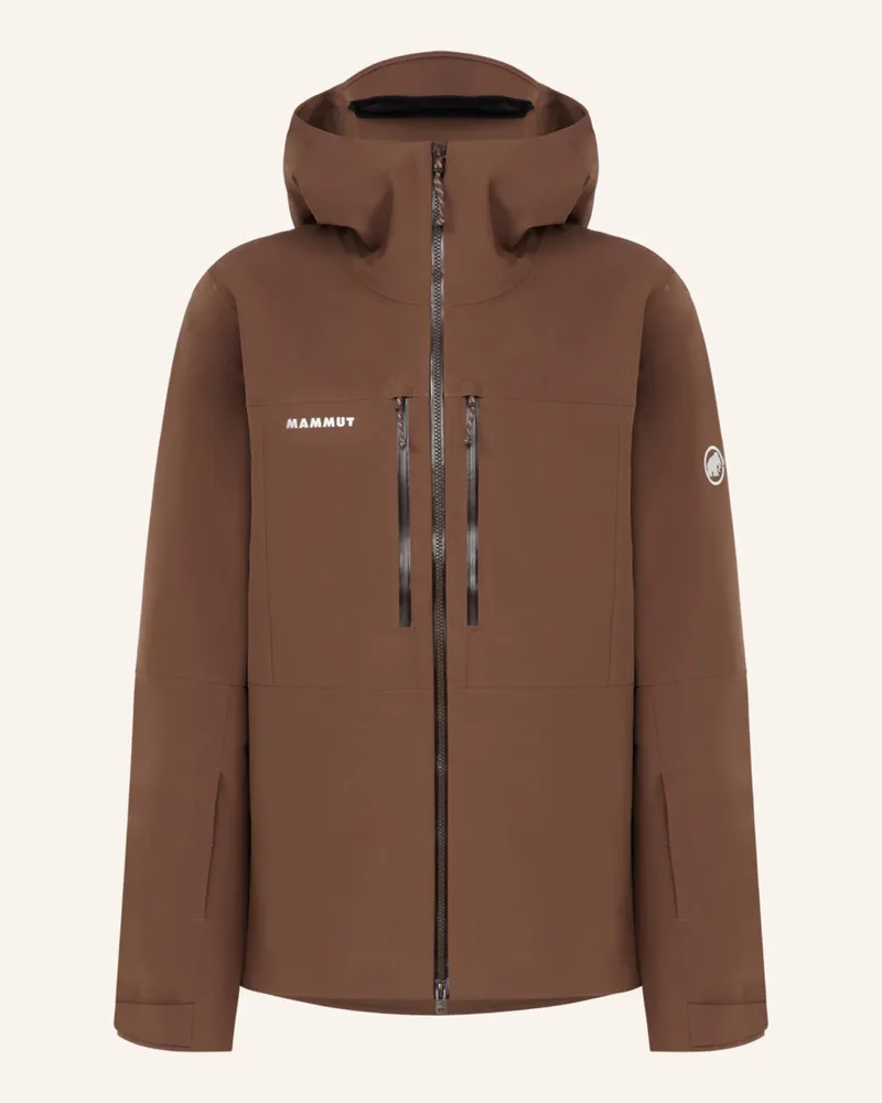 Mammut Hardshell-Skijacke Stoney braun Braun