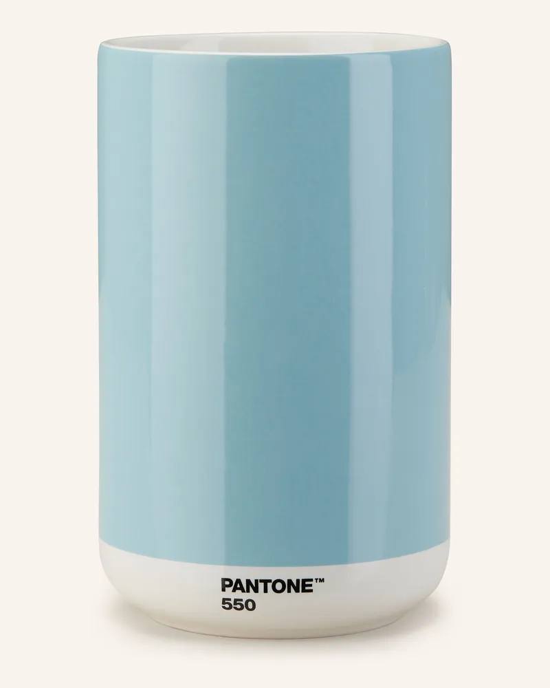 Pantone Universe Vase blau Hellblau