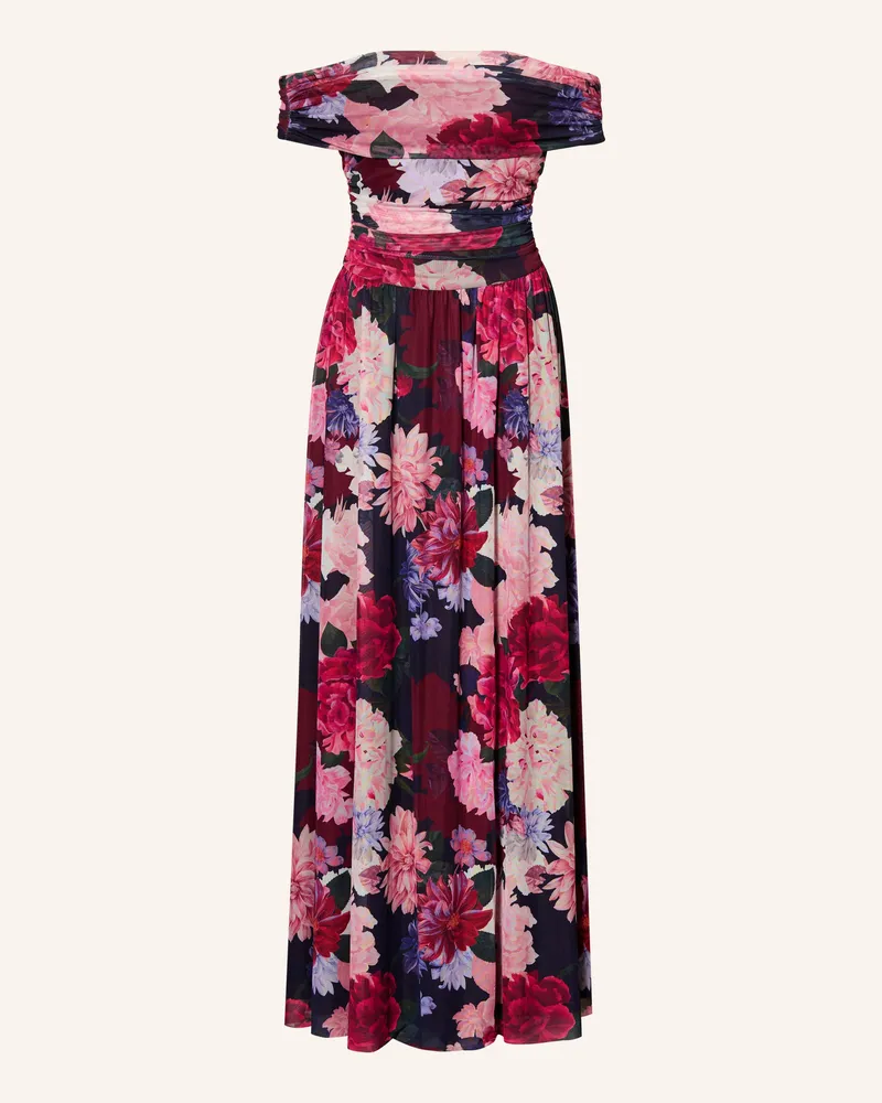 Apart Abendkleid Aus Mesh rot Dunkelrot