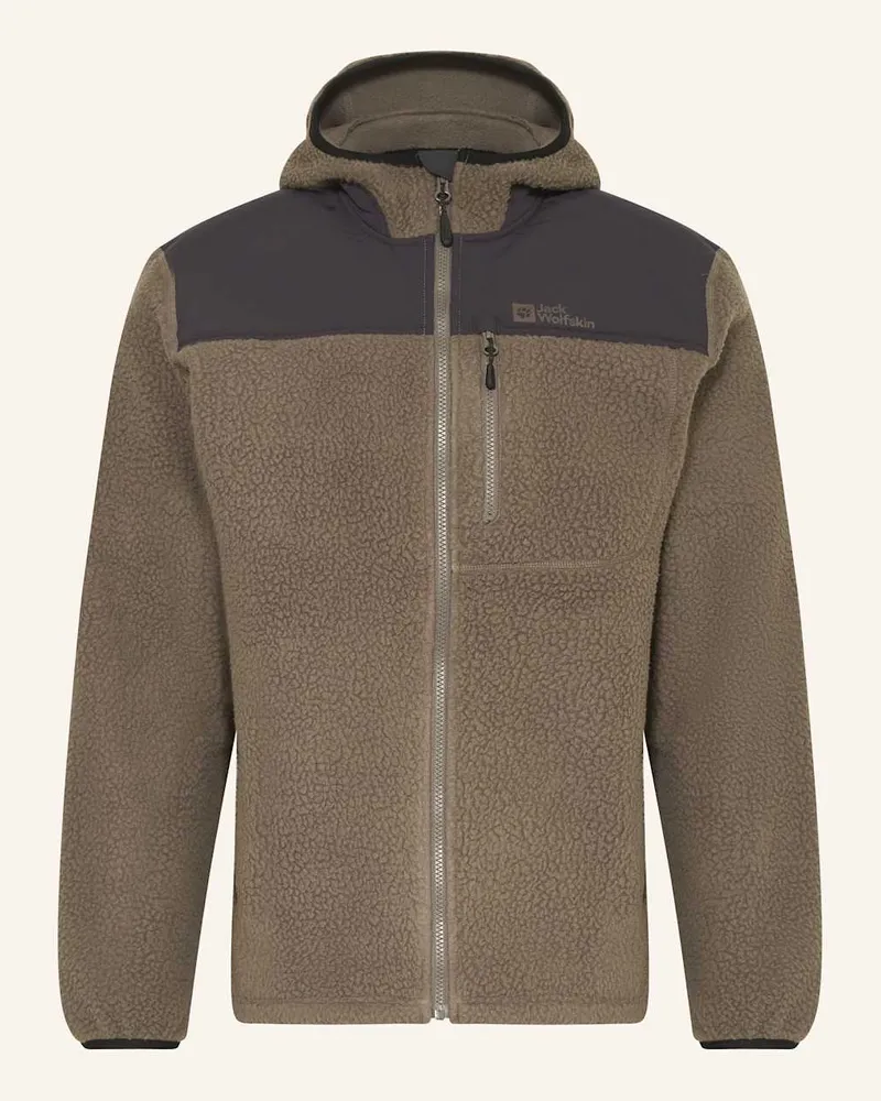 Jack Wolfskin Fleecejacke KAMMWEG Braun