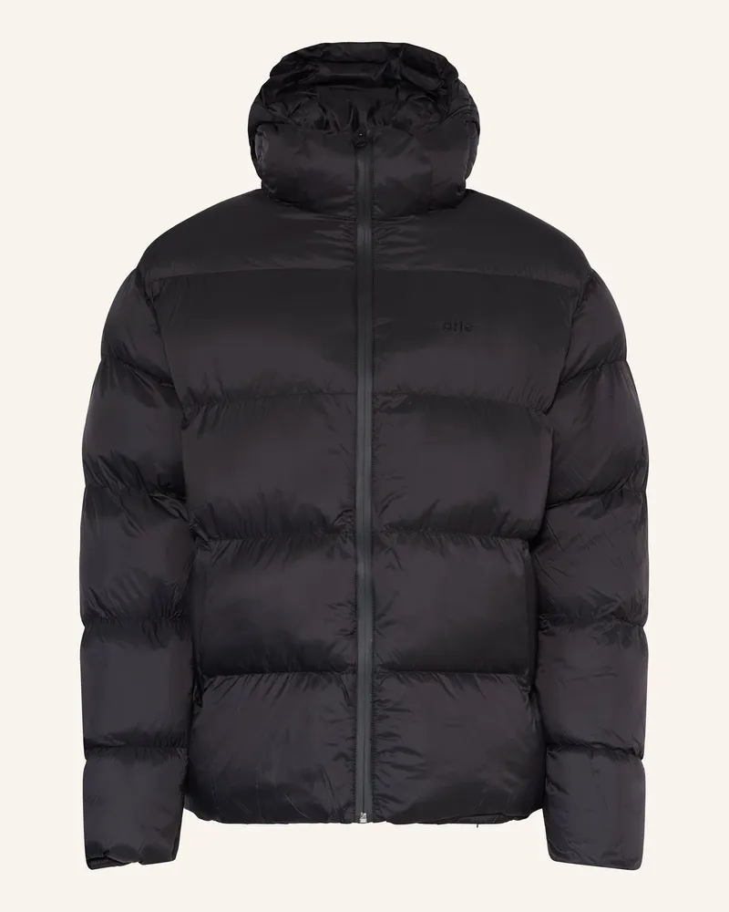 Arte Antwerp Steppjacke mit abnehmbarer Kapuze Schwarz