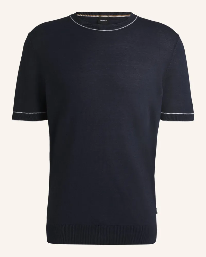 HUGO BOSS Pullover H-JIOVANNI Regular Fit Dunkelblau