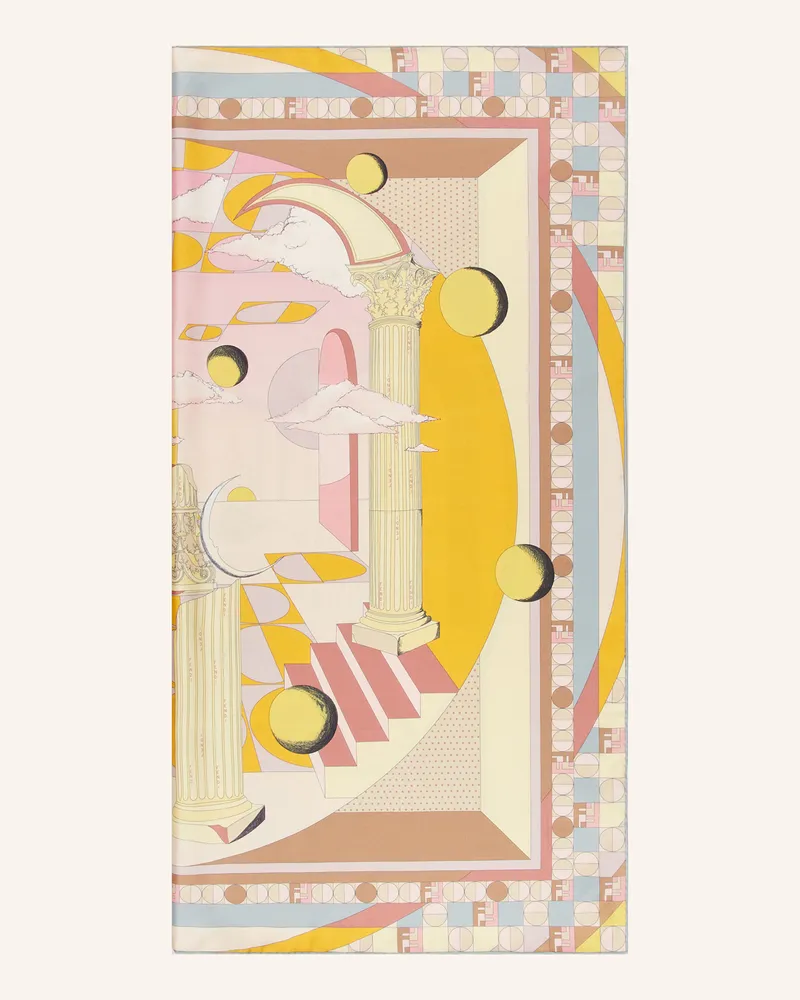 Fendi Seidentuch rosa Rosa