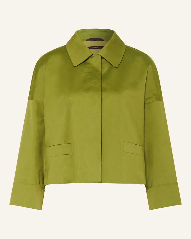 windsor. Kastenjacke gruen Oliv
