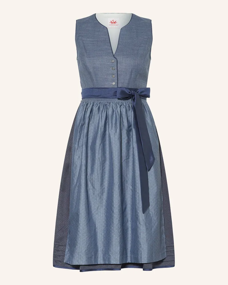 Spieth & Wensky Dirndl Ganesa blau Blau