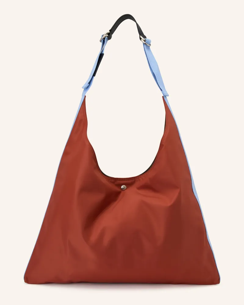 Longchamp Shopper Re-Play rot Dunkelorange