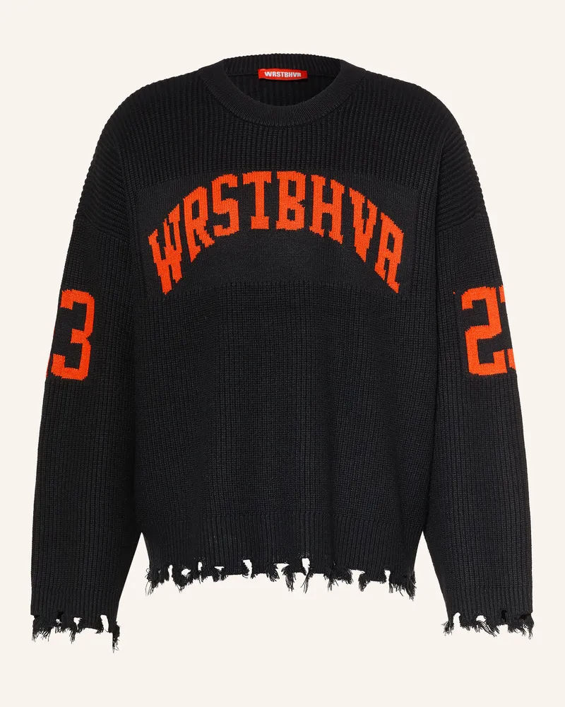WRSTBHVR Pullover Tove schwarz Schwarz