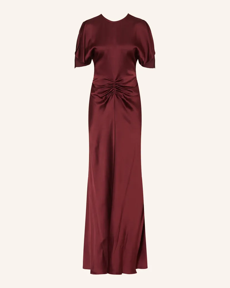 Victoria Beckham Abendkleid rot Dunkelrot