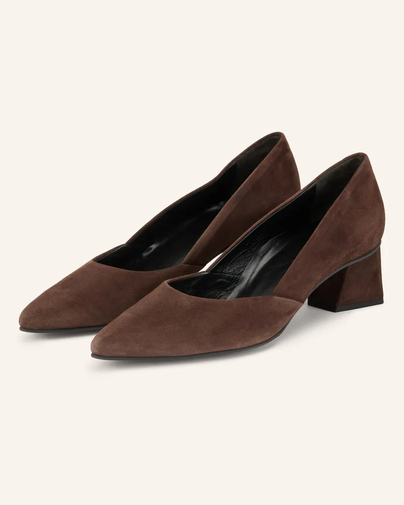 paul green Pumps braun Dunkelbraun
