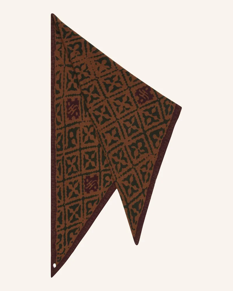 Friendly Hunting Dreieckstuch aus Cashmere Braun