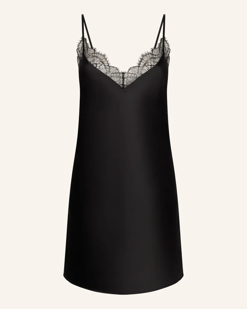 Hunkemöller Slipdress Lace schwarz Schwarz