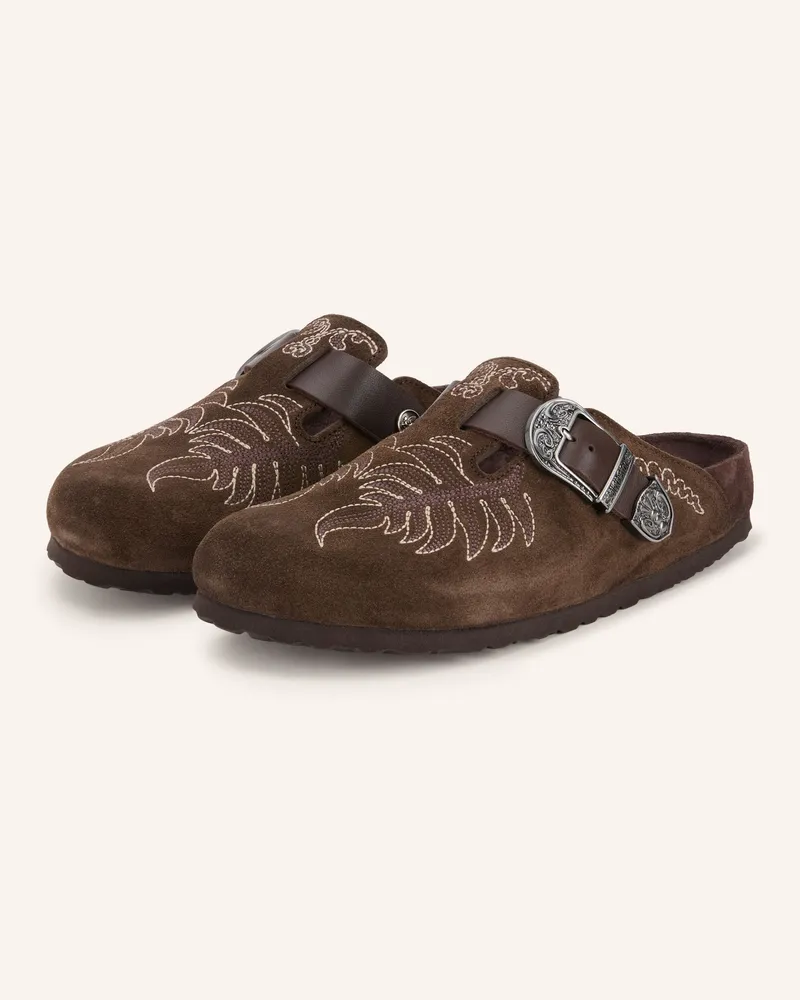 Etro Pantoletten braun Dunkelbraun