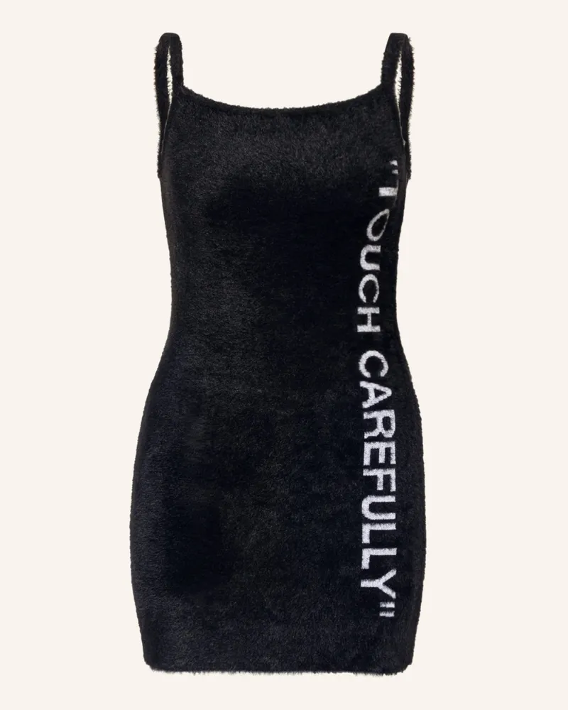 OFF-WHITE Strickkleid Schwarz