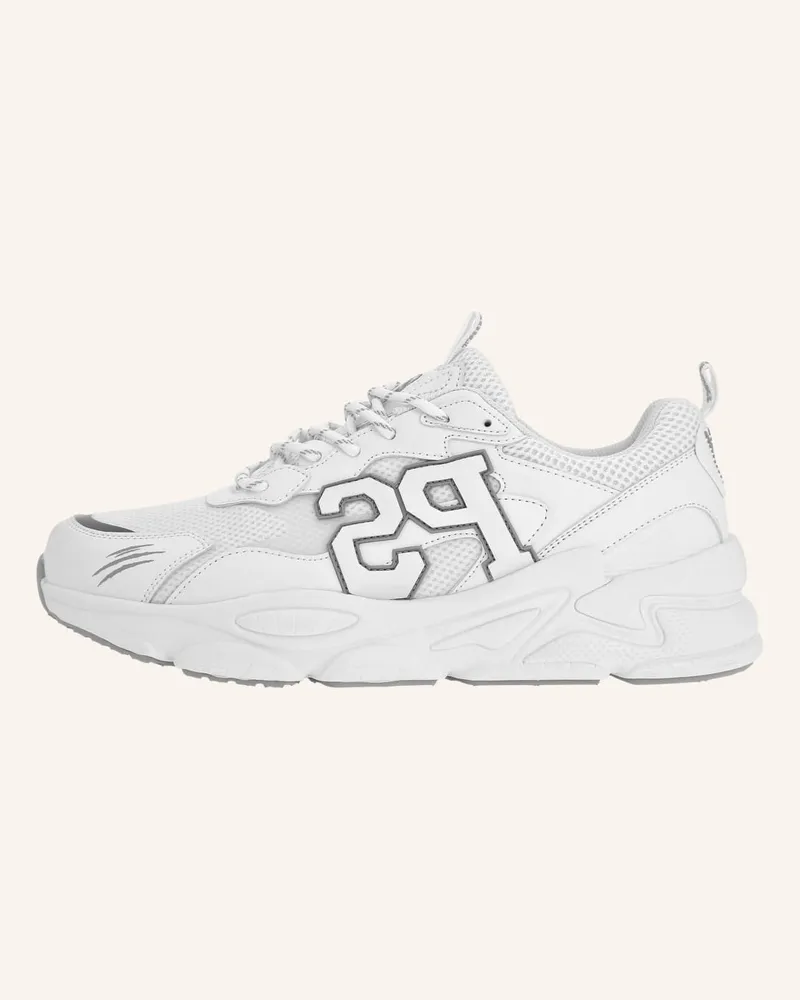 Philipp Plein Runner Sneaker PS - WEISS/ NEONGRÜN Weiss