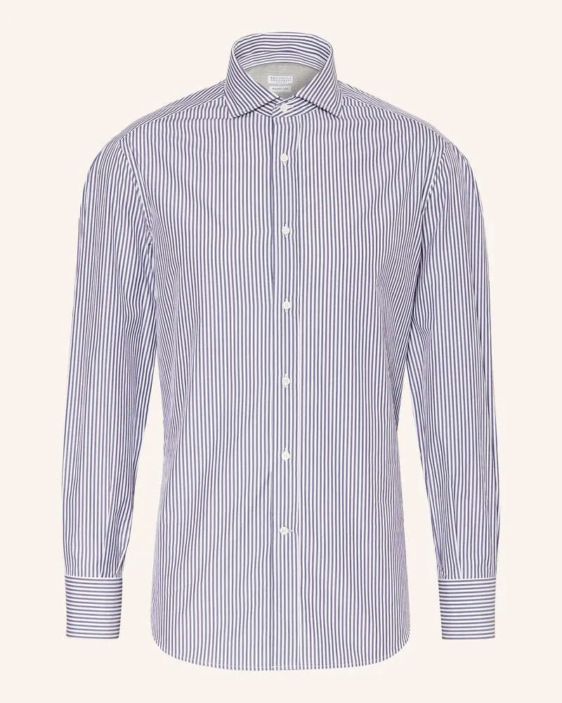 Brunello Cucinelli Hemd Basic Fit Weiss