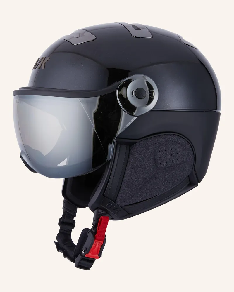 Kask Skihelm CHROME VISOR Schwarz