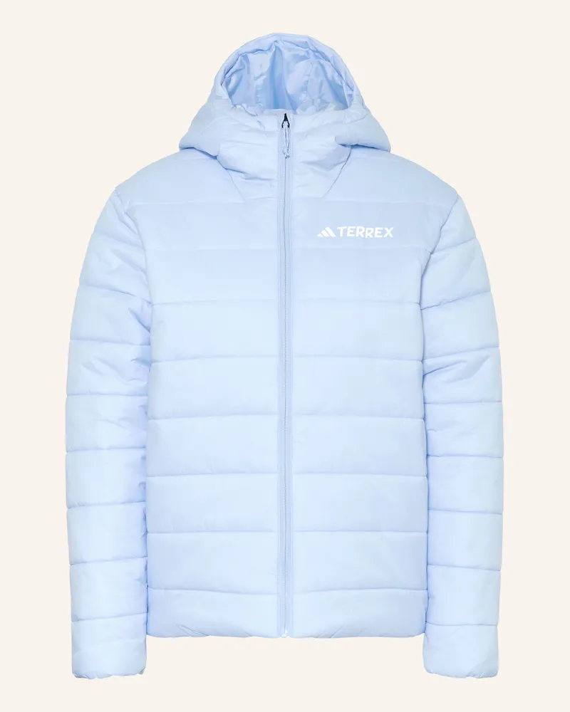 adidas Steppjacke Terrex Multi Essentials Climawarm Insulated Hooded blau Hellblau