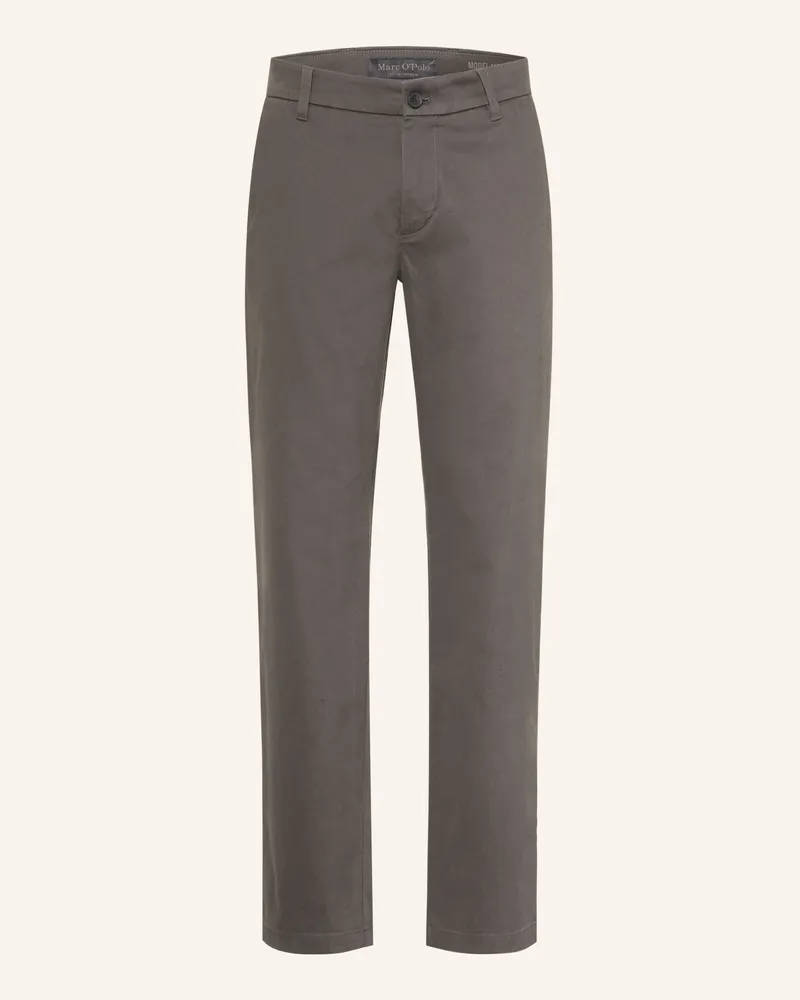 Marc O'Polo Chino Mads Regular Fit grau Dunkelgrau
