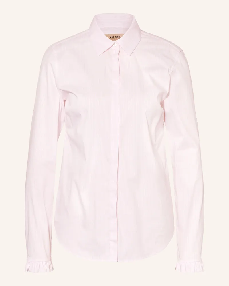 Mos Mosh Hemdbluse Mmmattie rosa Weiss