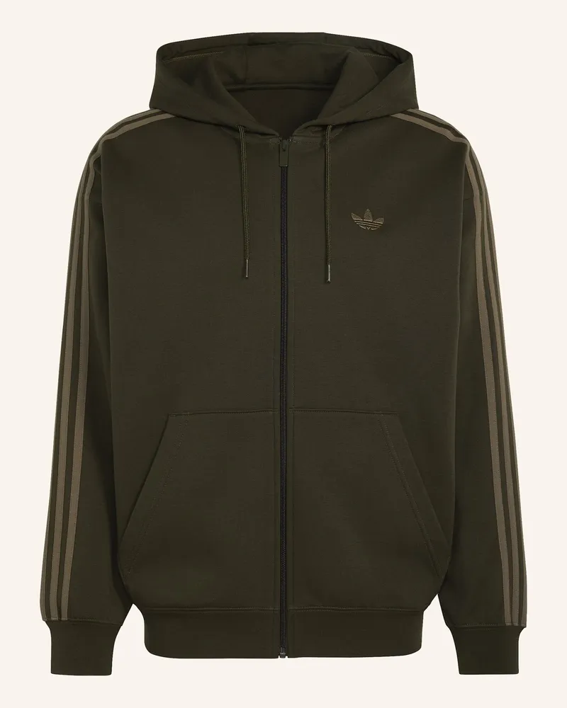 adidas Adidas Adicolor Kapuzenjacke, Oversize gruen Schwarz