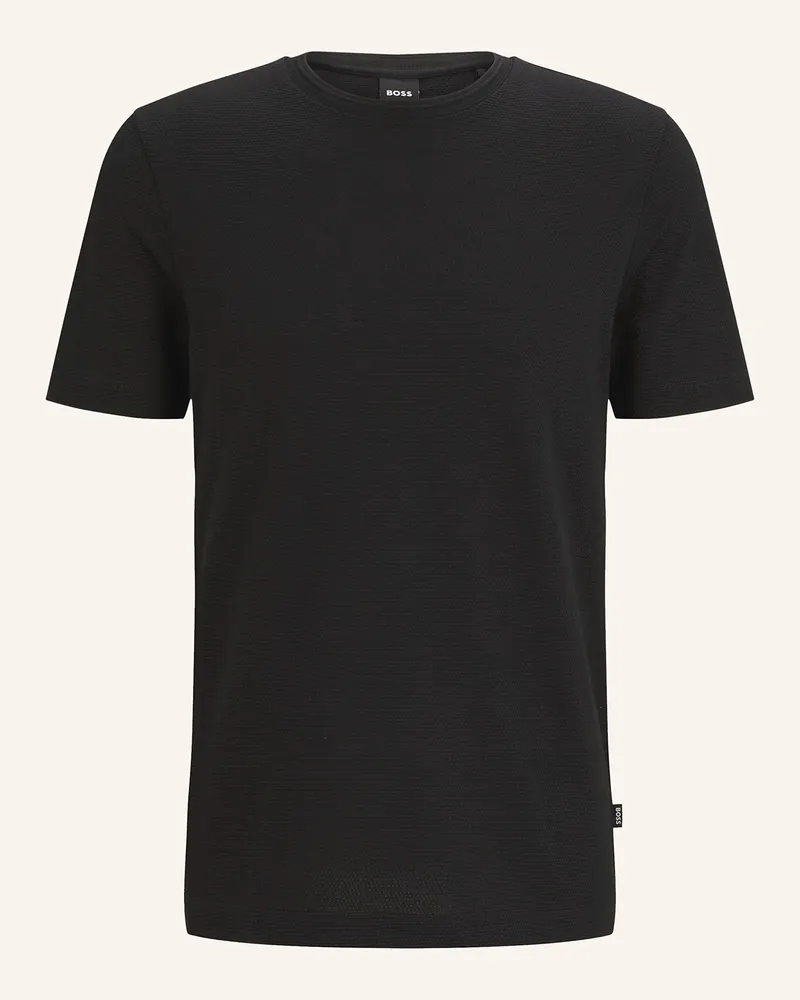 HUGO BOSS T-Shirt TIBURT Schwarz